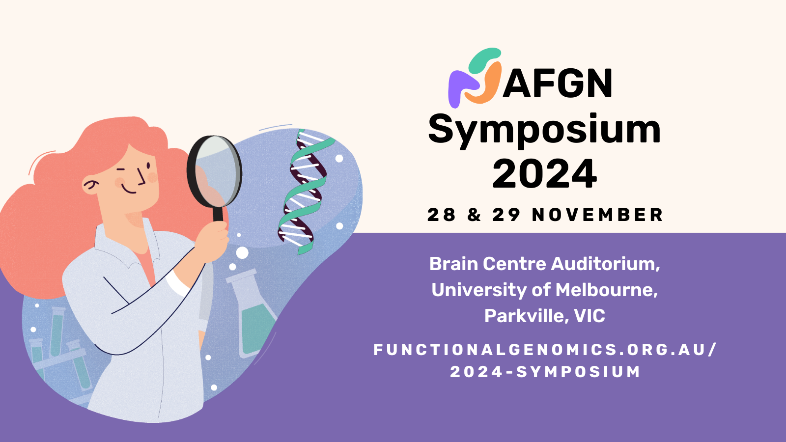 AFGN Symposium 2024 - 28 & 29 November in Melbourne Australia.