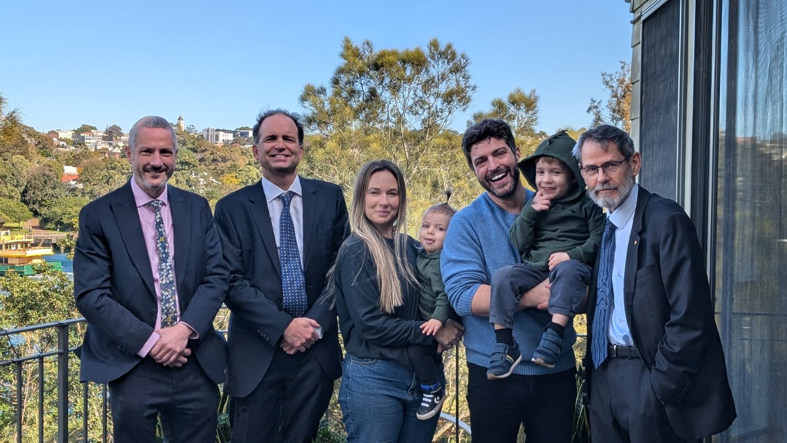 Mackenzie's Mission project leads pictured with the Casella family.